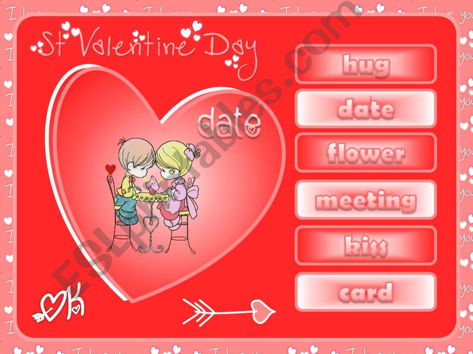 St Valentines Day - Animated game (3/3)