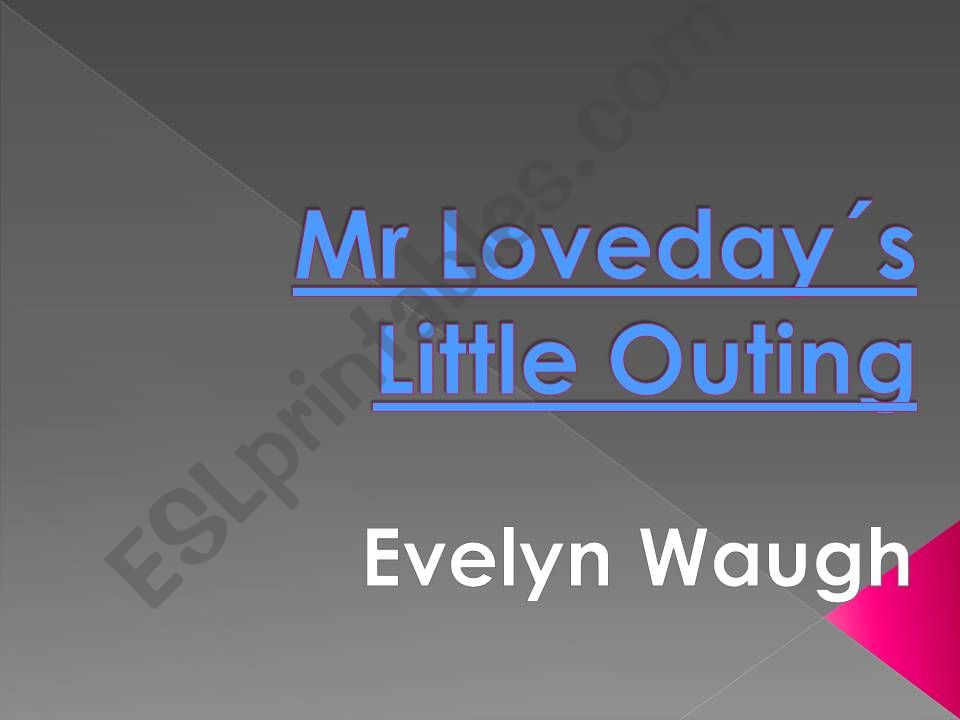 British literature- EVELYN WAUGH