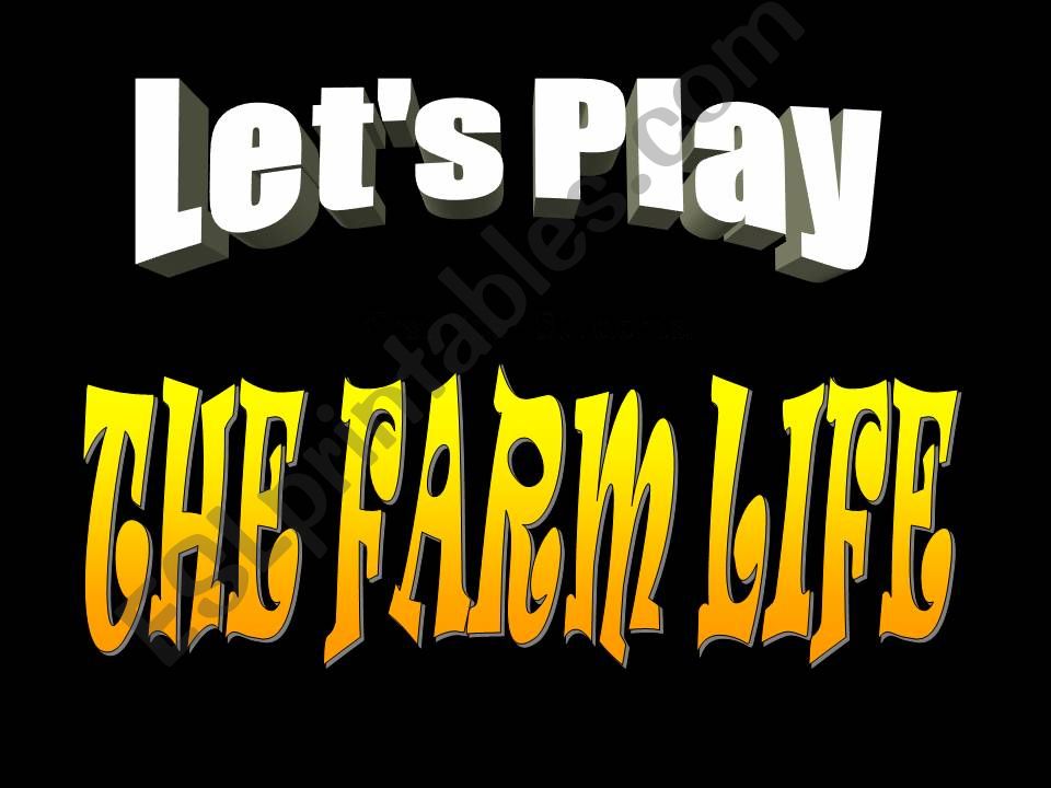 the farm life quiz powerpoint