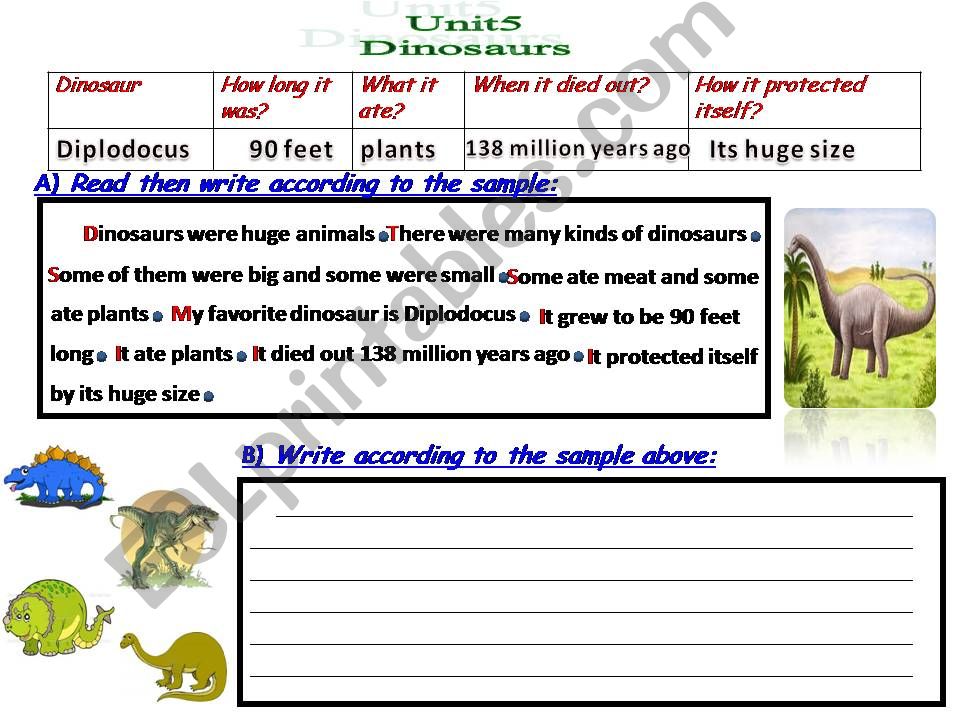 Dinosaurs powerpoint