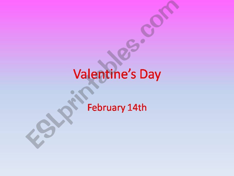 Valentines Day powerpoint