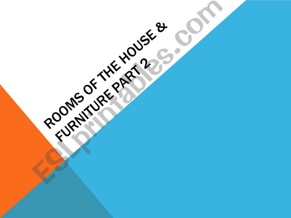 Furniture & Rooms 2 powerpoint