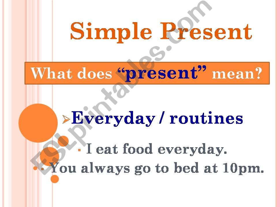 Present Simple powerpoint