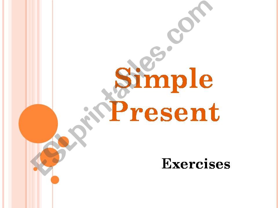 Present Simple2 - exercises powerpoint