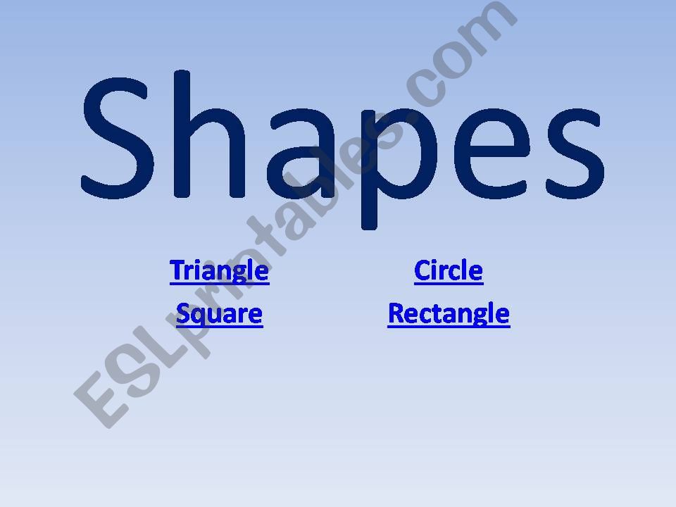 Basic shapes powerpoint