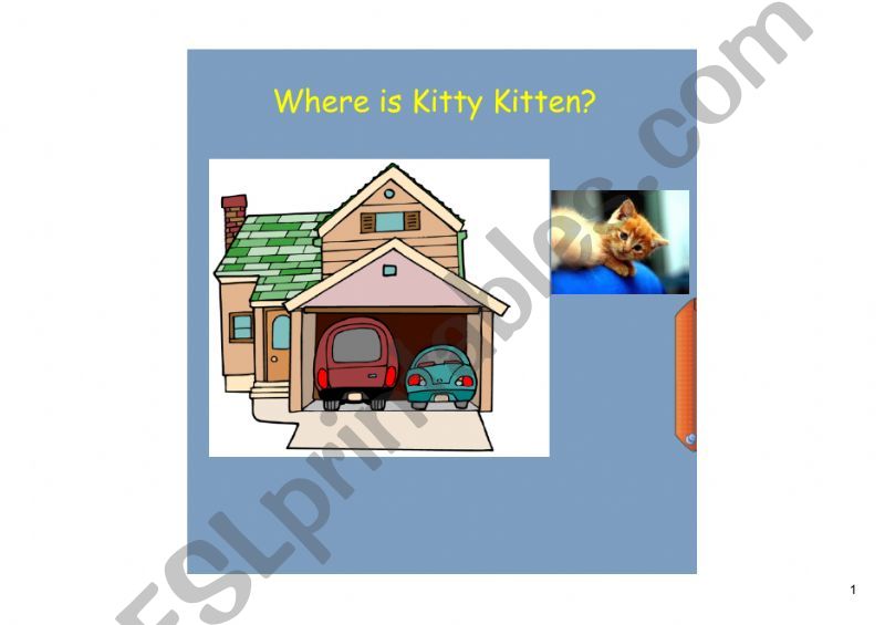 Rooms- Take a walk with Kitty Kitten!