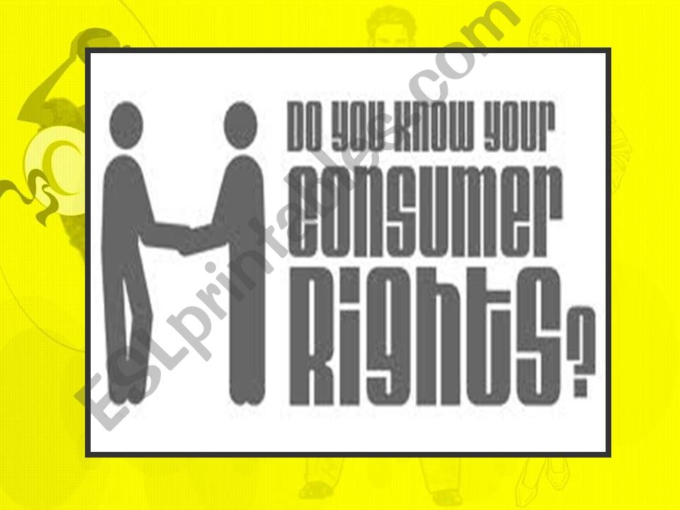 Consumers Rights powerpoint