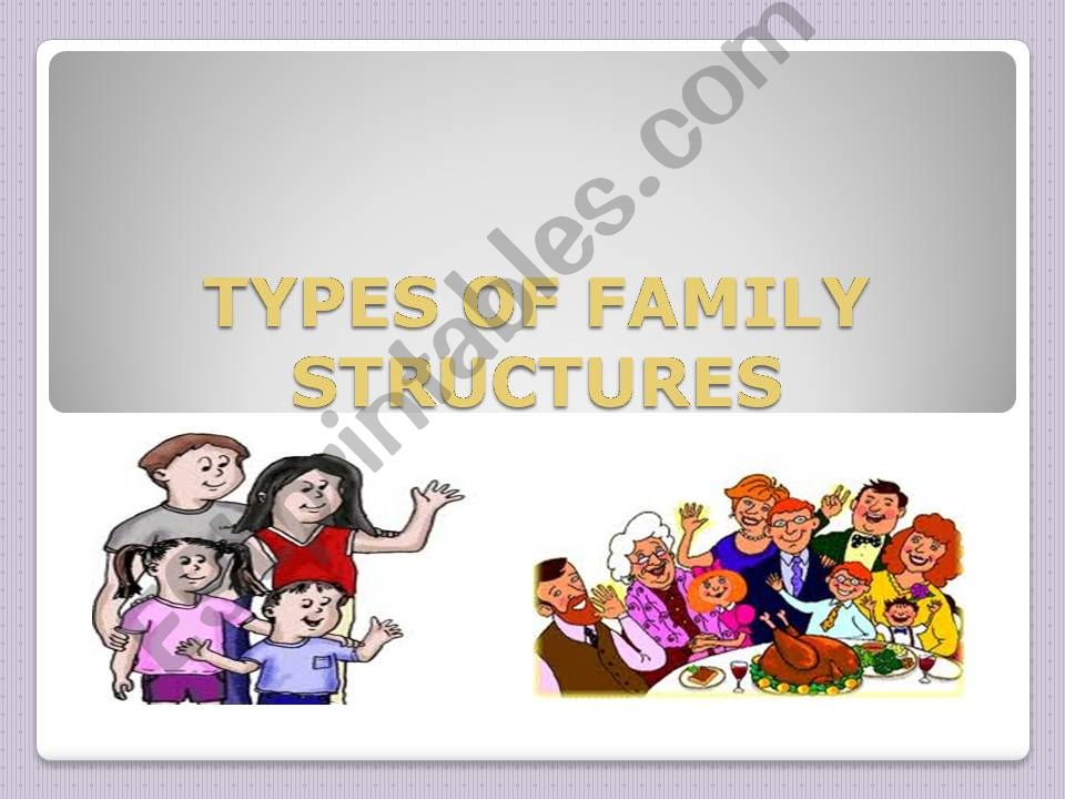 FAMILY STRUCTURES powerpoint