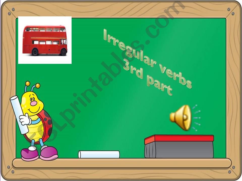 irregular verbs 3 powerpoint