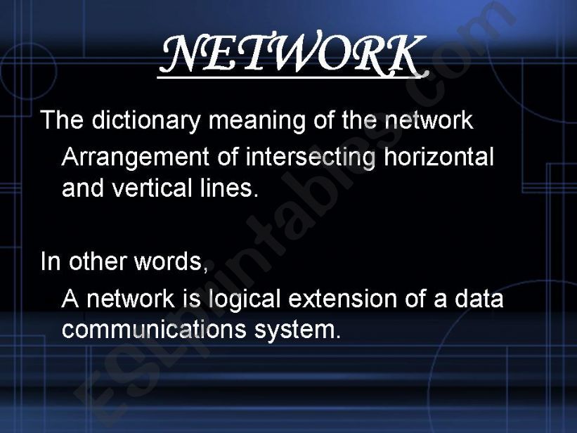 Network powerpoint