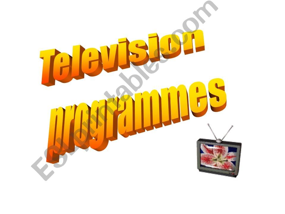 tv programs powerpoint