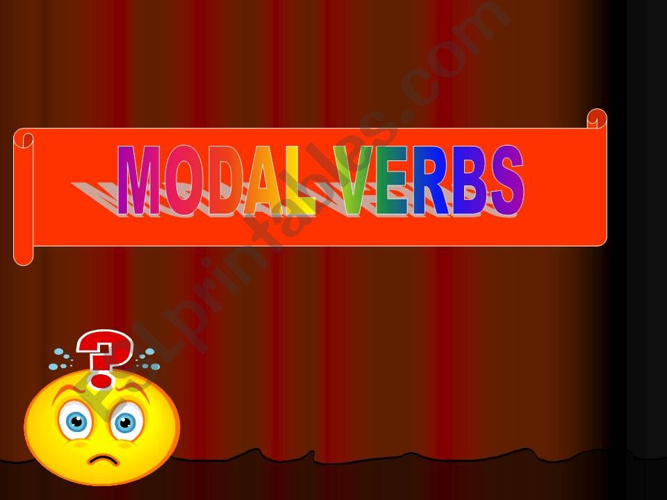 MODALS powerpoint