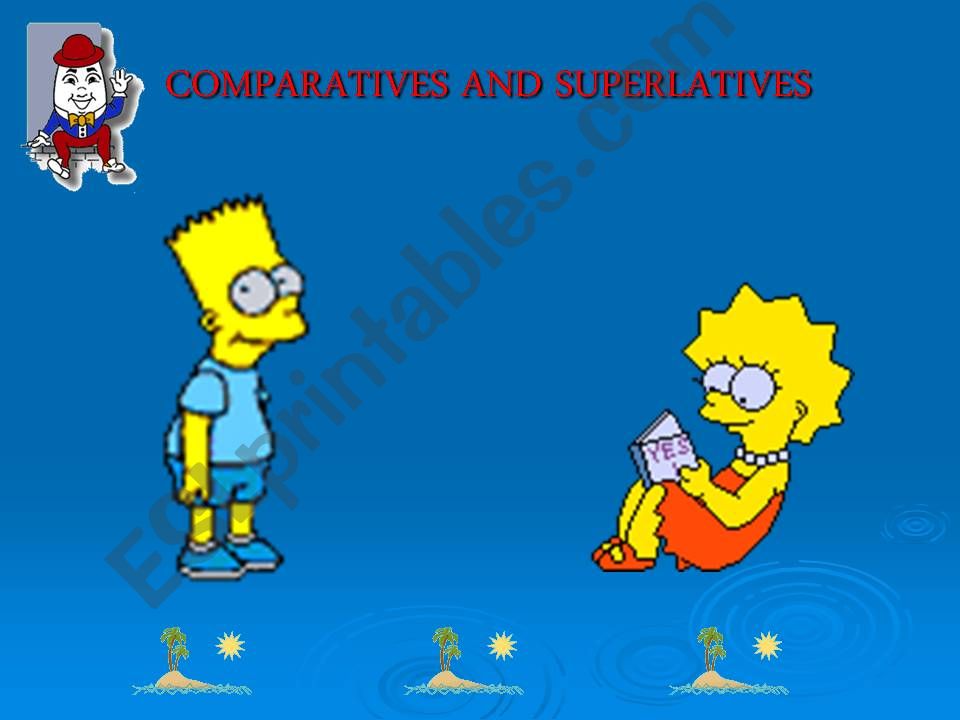 COMPARATIVES AND SUPERLATIVES powerpoint