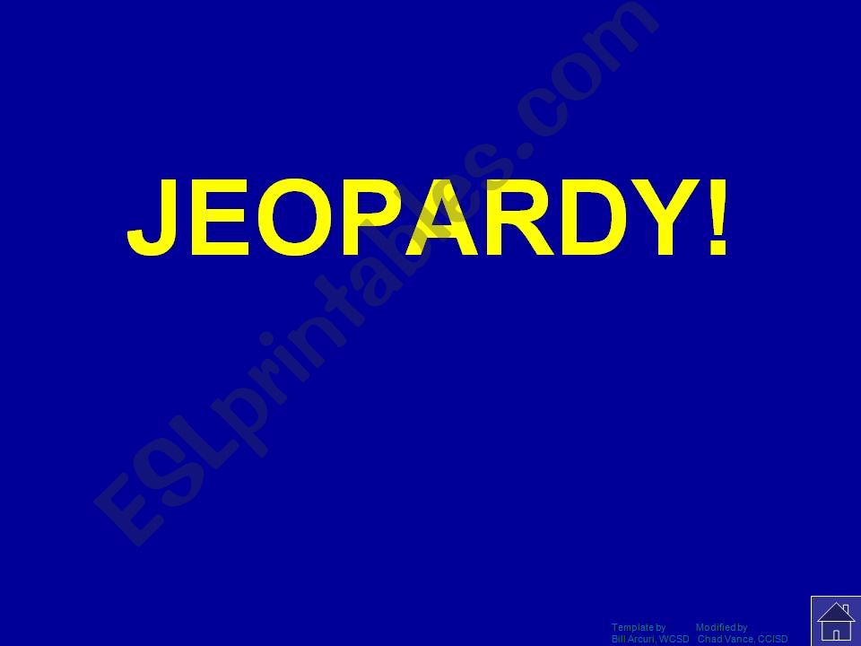 Sport Jeopardy powerpoint