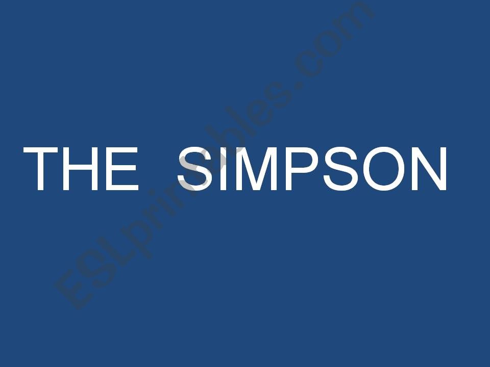 The simpson - clothes powerpoint