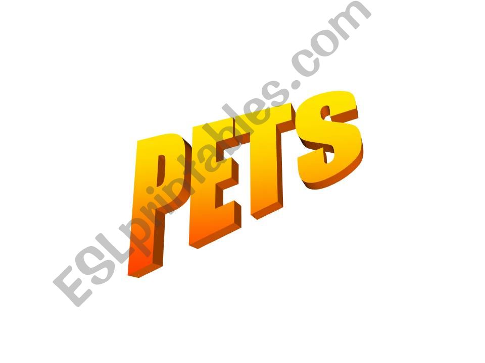 pets powerpoint