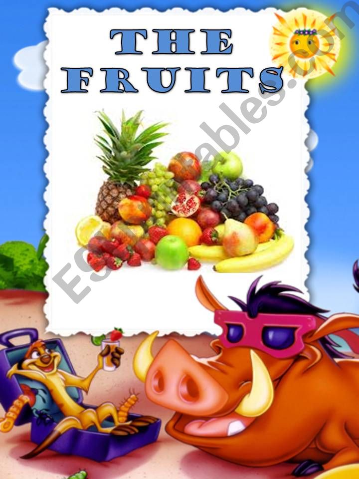 fruits powerpoint