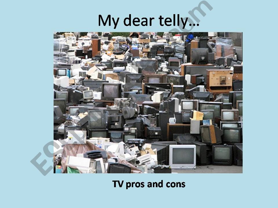 TV My dear telly powerpoint