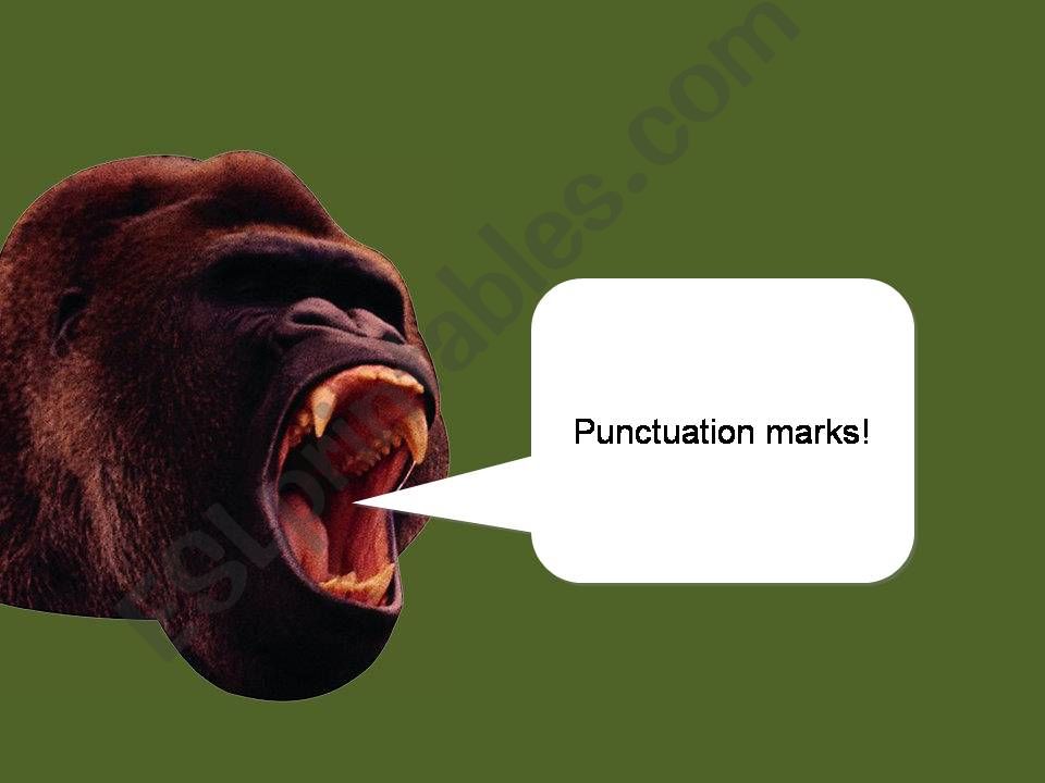 Punctuation marks powerpoint