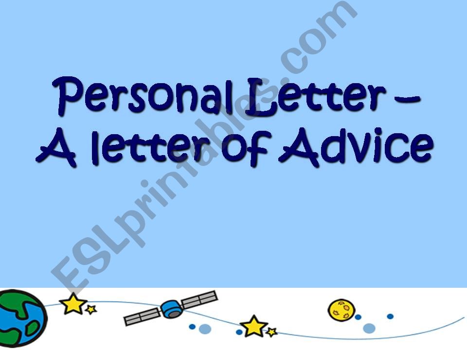 Letter of Advice powerpoint
