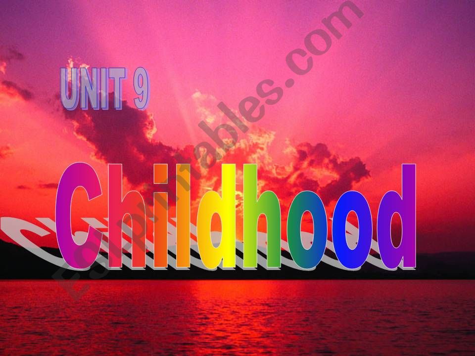 Childhood powerpoint