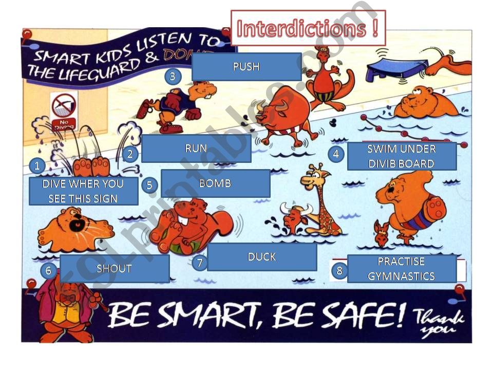 BE SMART BE SAFE powerpoint
