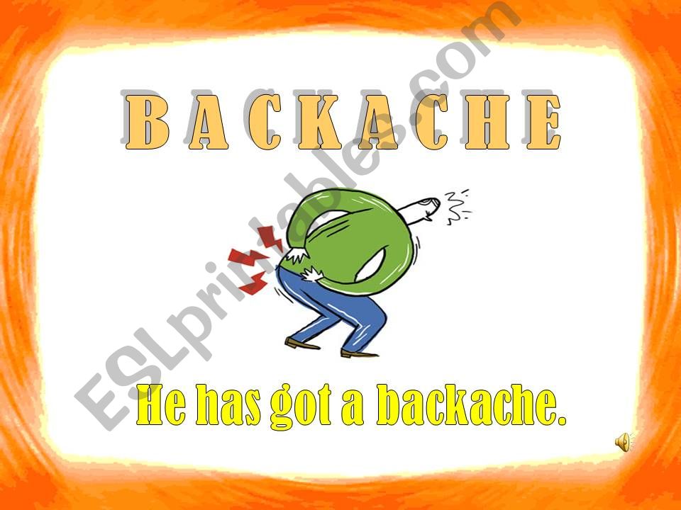 illnesses-audio flashcards(2/4)