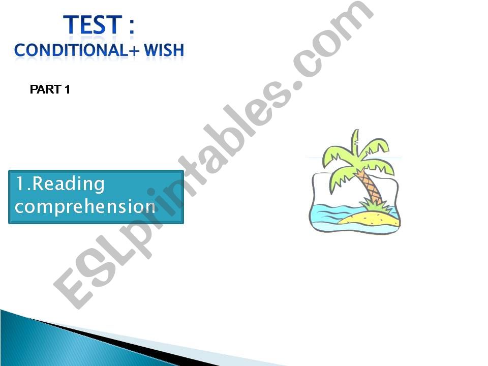 Test conditional PART I powerpoint