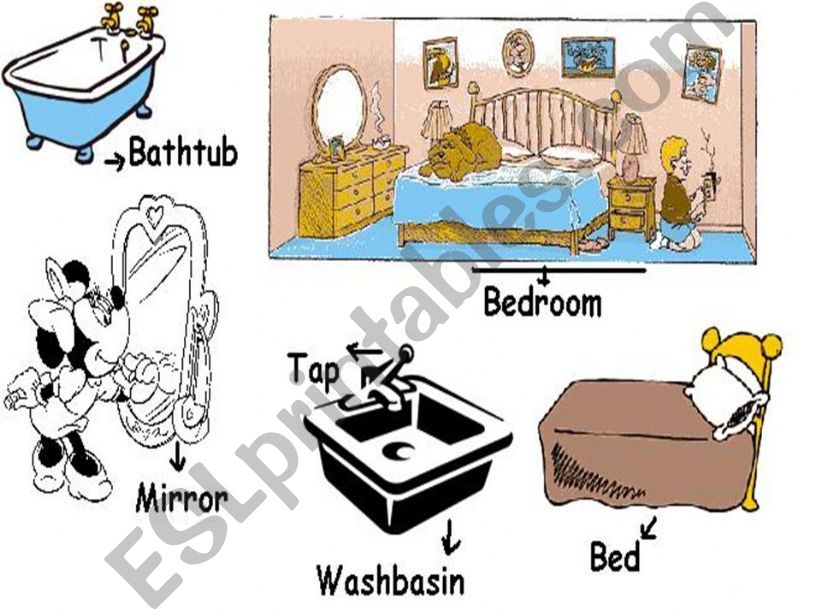 furnitures and rooms powerpoint