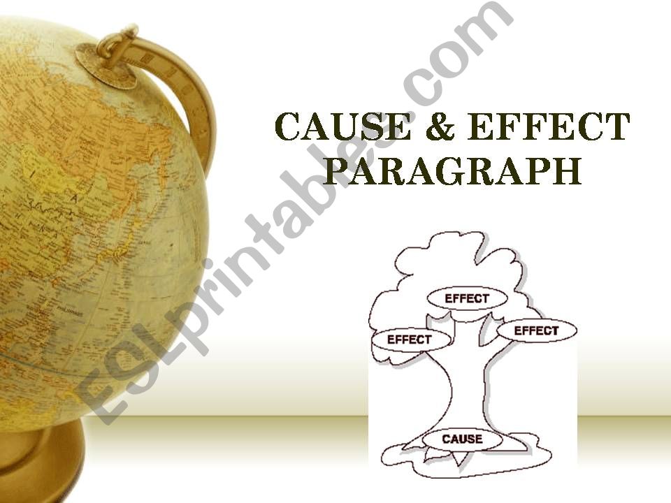 Cause&Effect Paragraph Writing Part 1