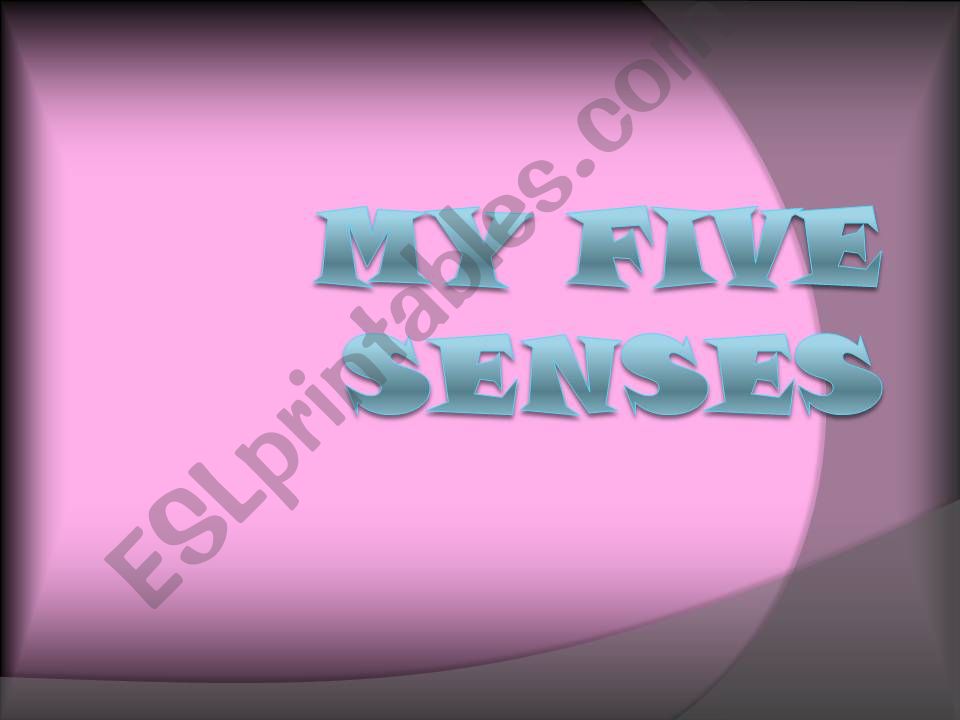 senses powerpoint