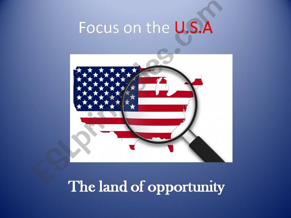 USA presentation  powerpoint