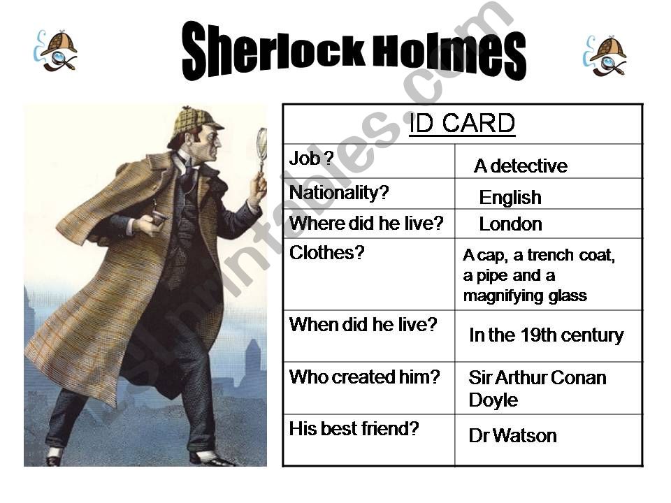 Sherlock Holmes powerpoint