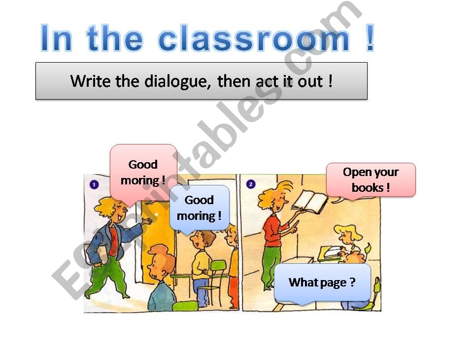 IN THE CLASSROOM powerpoint