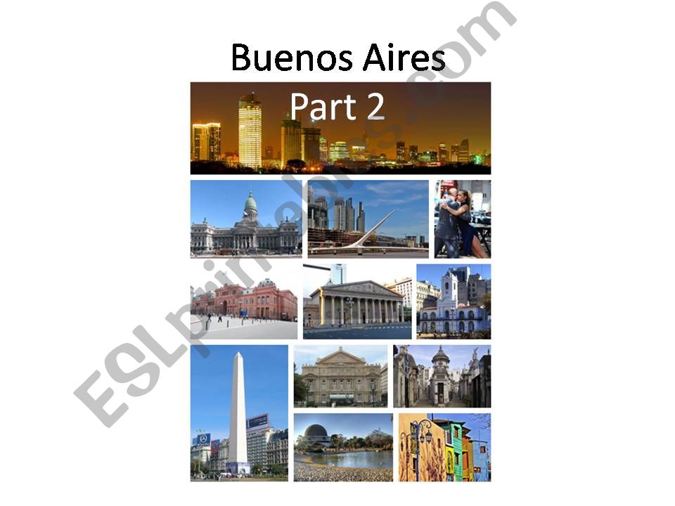 Buenos Aires -Part 2- powerpoint