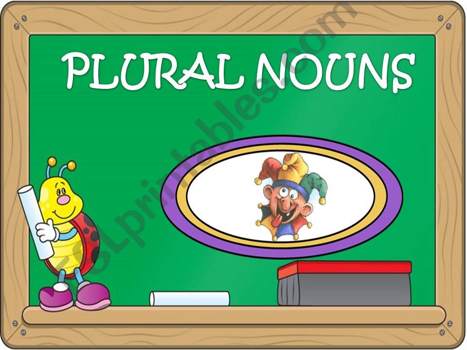 PLURAL NOUNS powerpoint