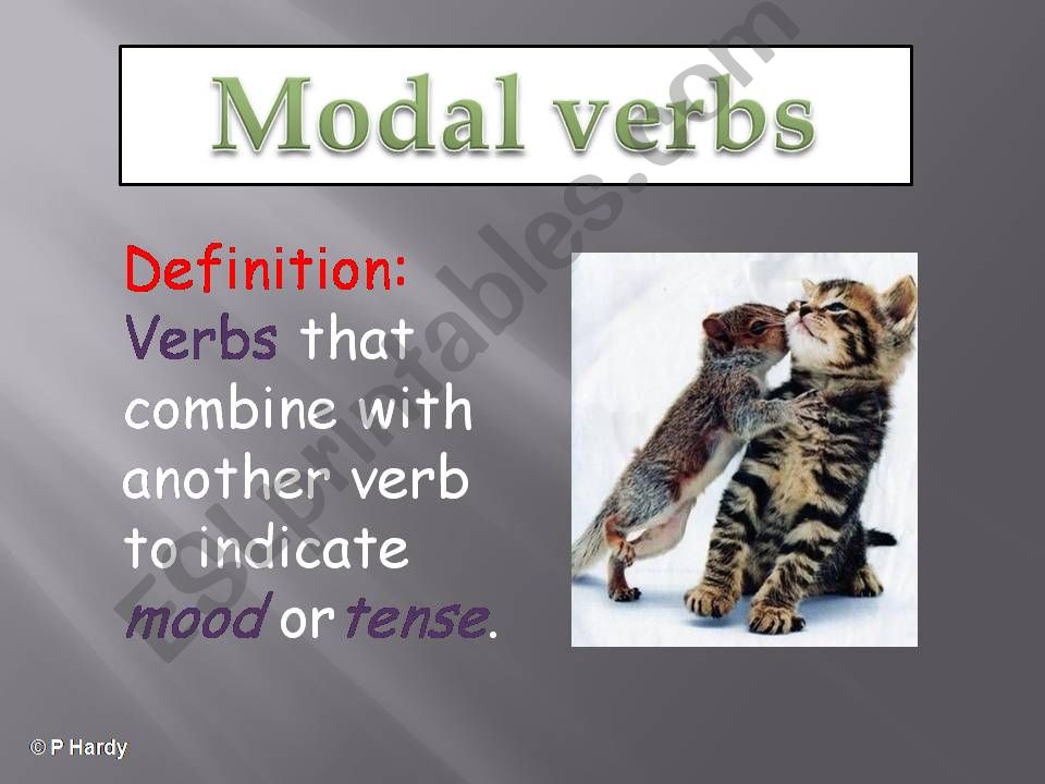 Modals powerpoint