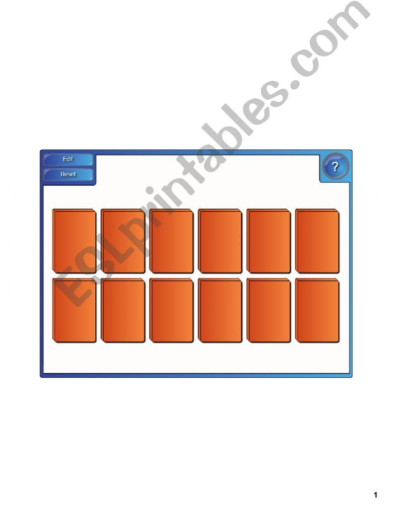 TOYS MEMORY GAME SMARTNOTE powerpoint