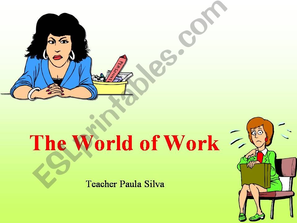 The world of Work powerpoint