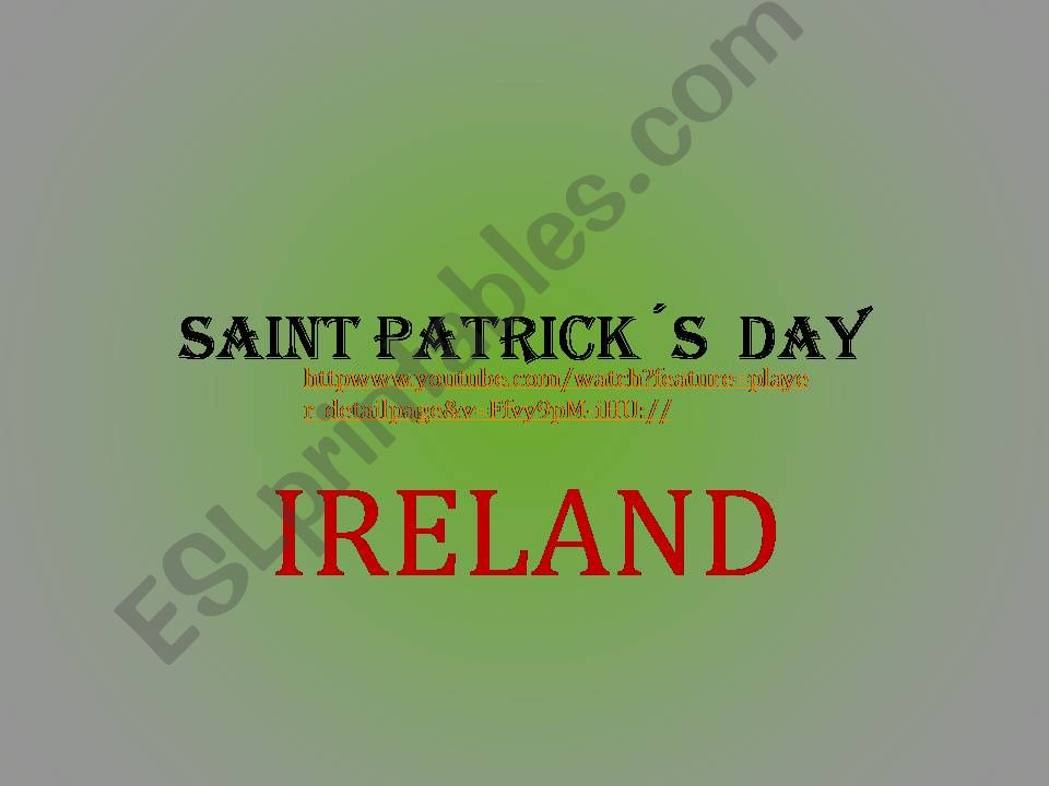 Saint Patrick´s day powerpoint