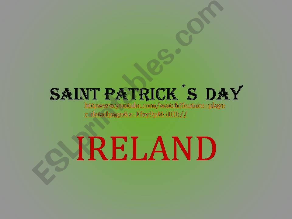 Saint Patricks day powerpoint