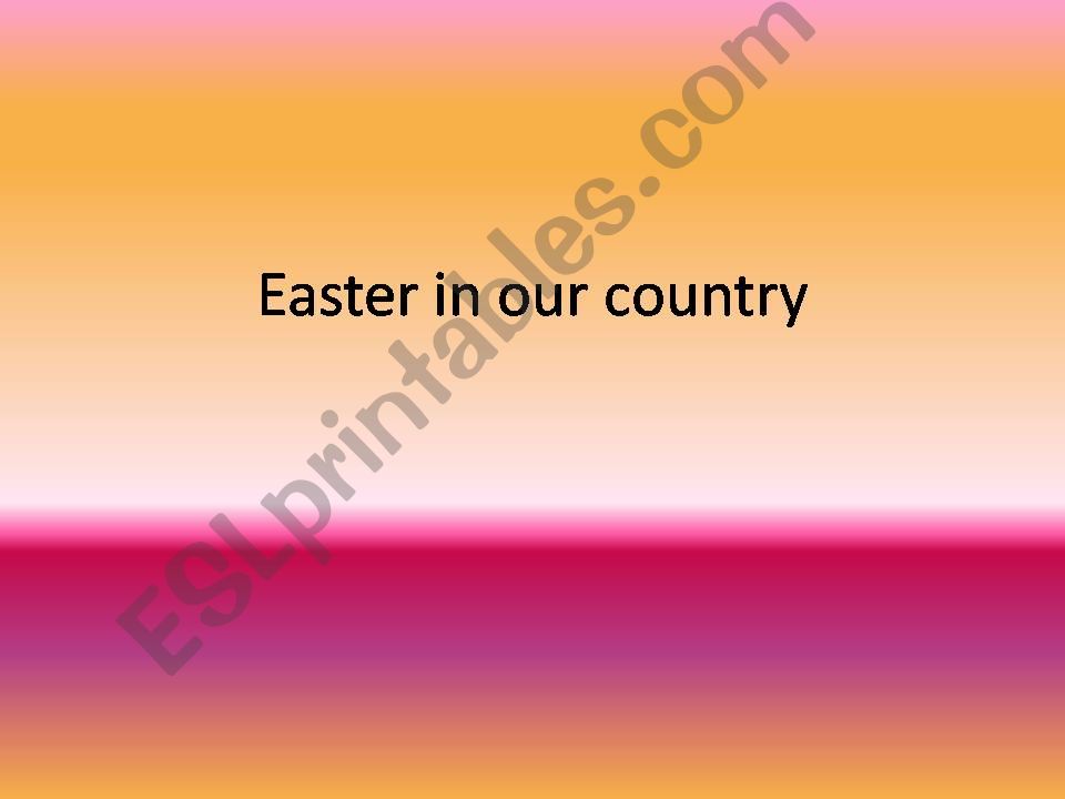 Easter Webquest  powerpoint