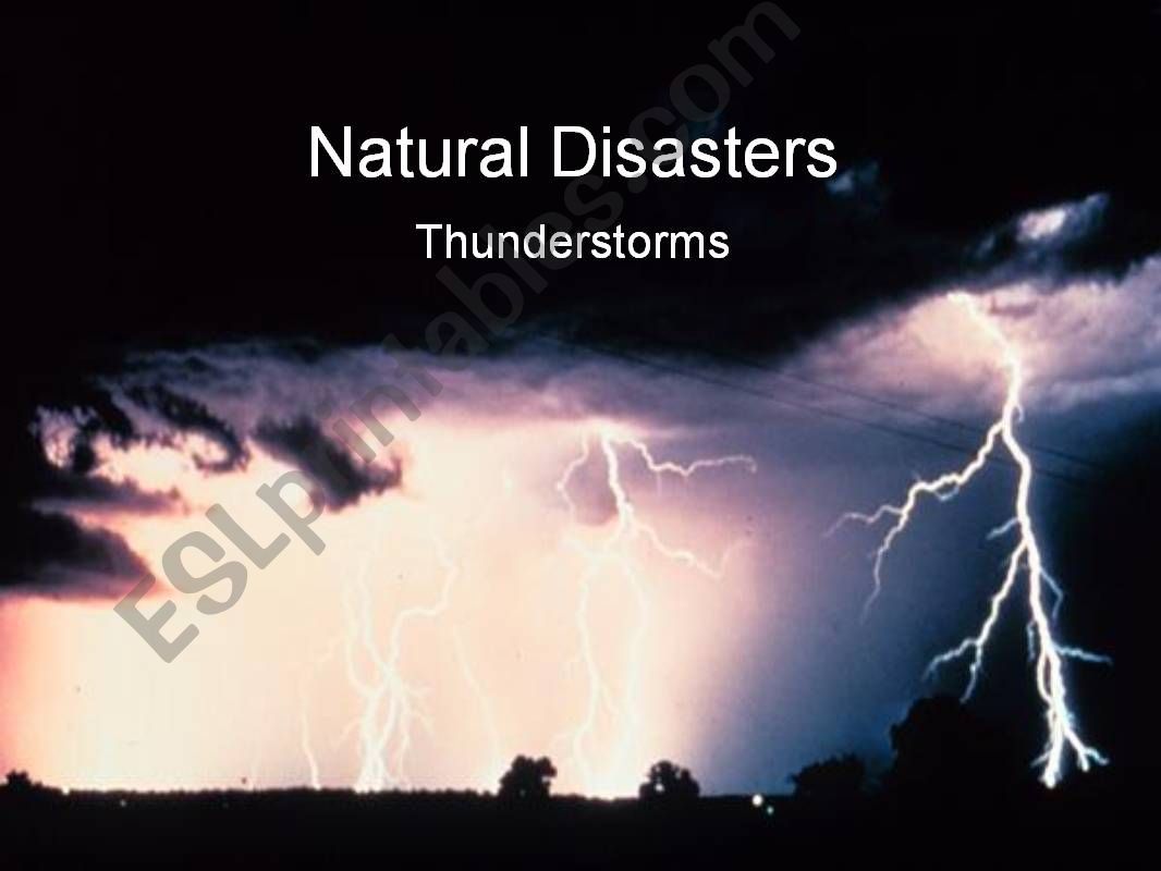 Natural Disasters powerpoint