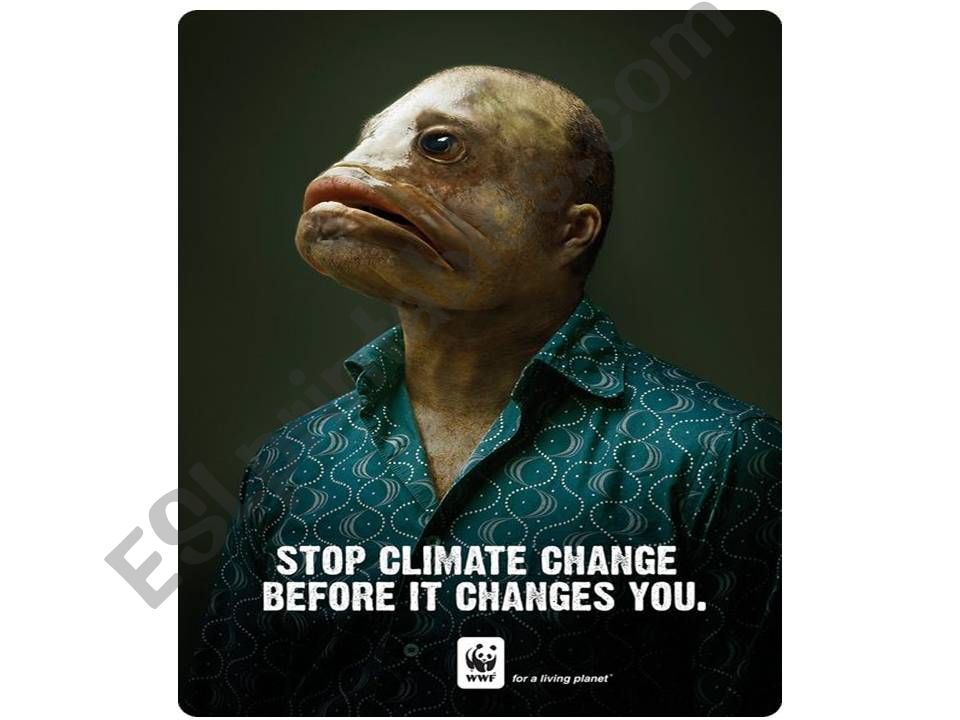 24 striking WWF and Greenpeace posters - Speaking activity
