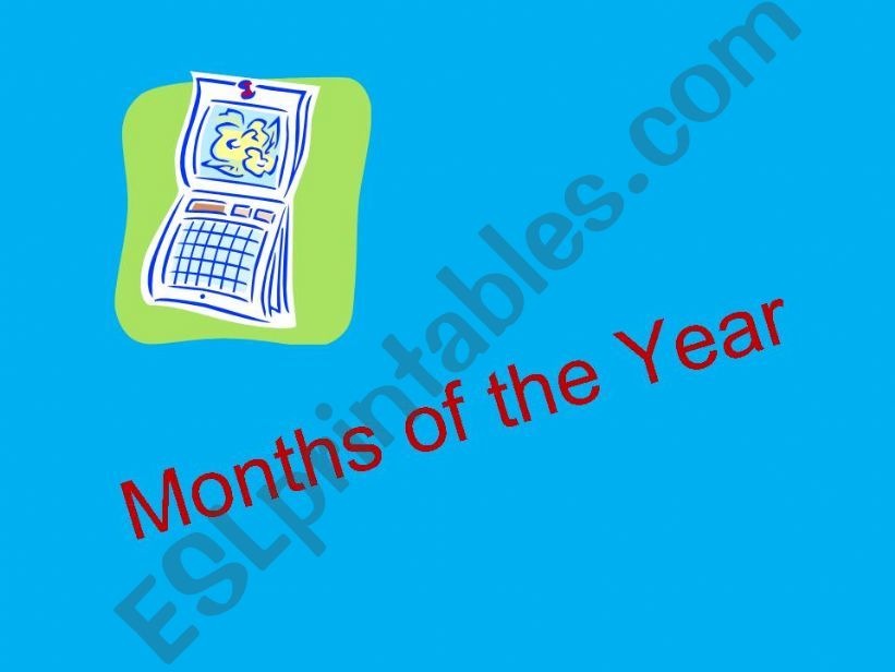 Months of the Year powerpoint