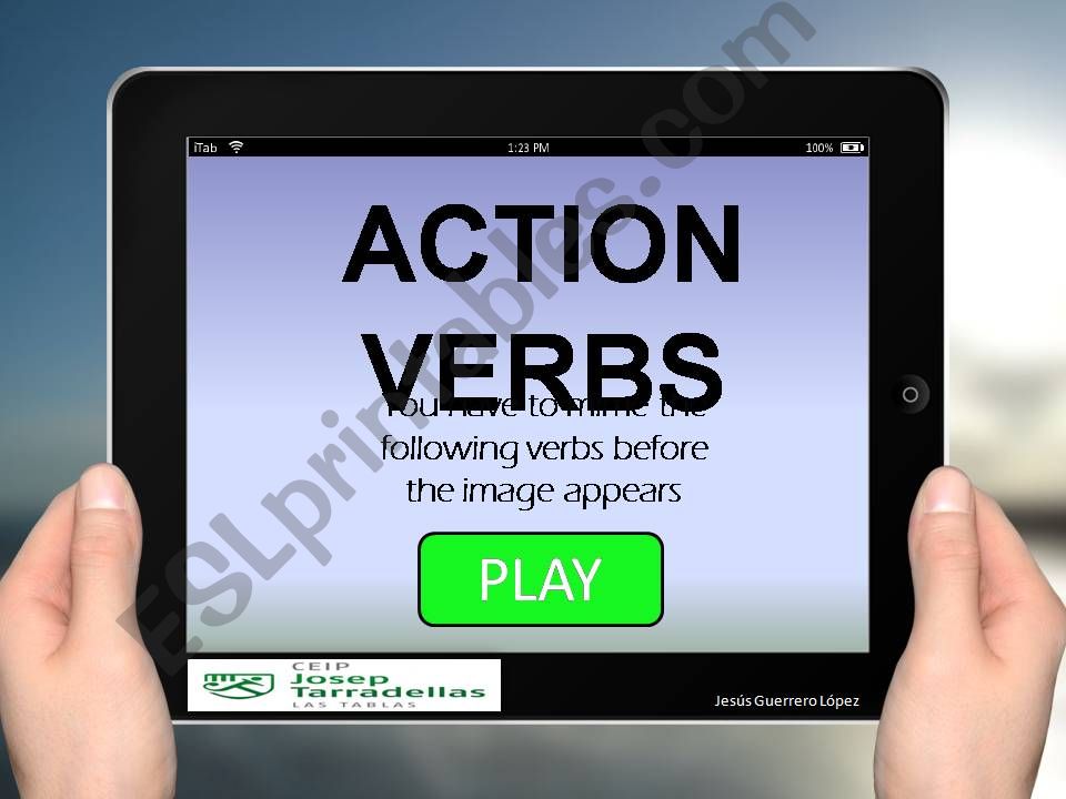 VERBS. ACTION VERBS WITH SOUNDS