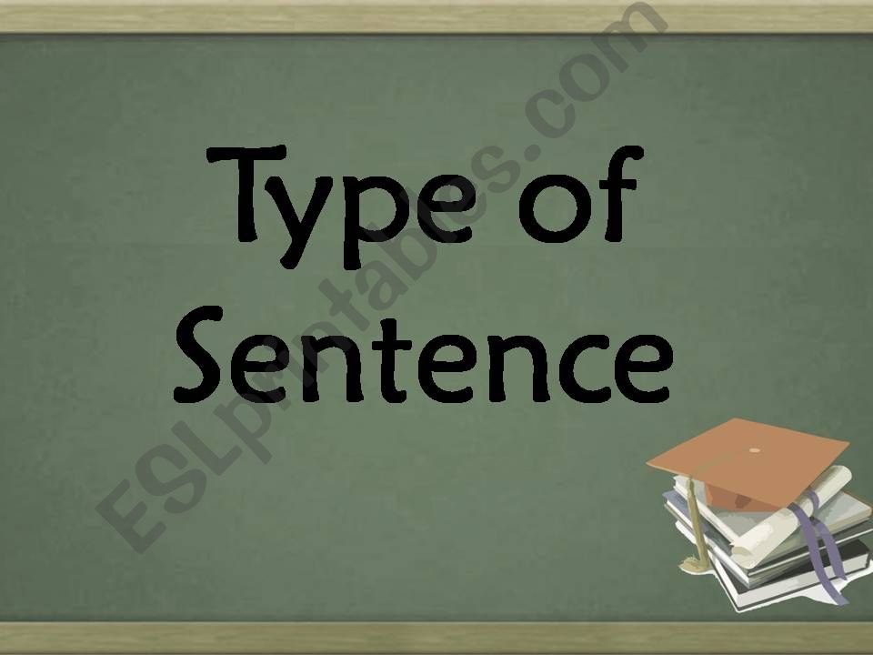 Type Of Sentence powerpoint