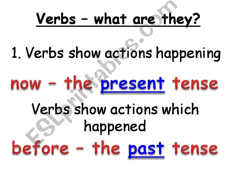 Verbs powerpoint