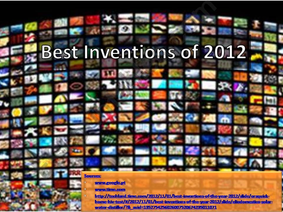 best inventions of 2012 powerpoint