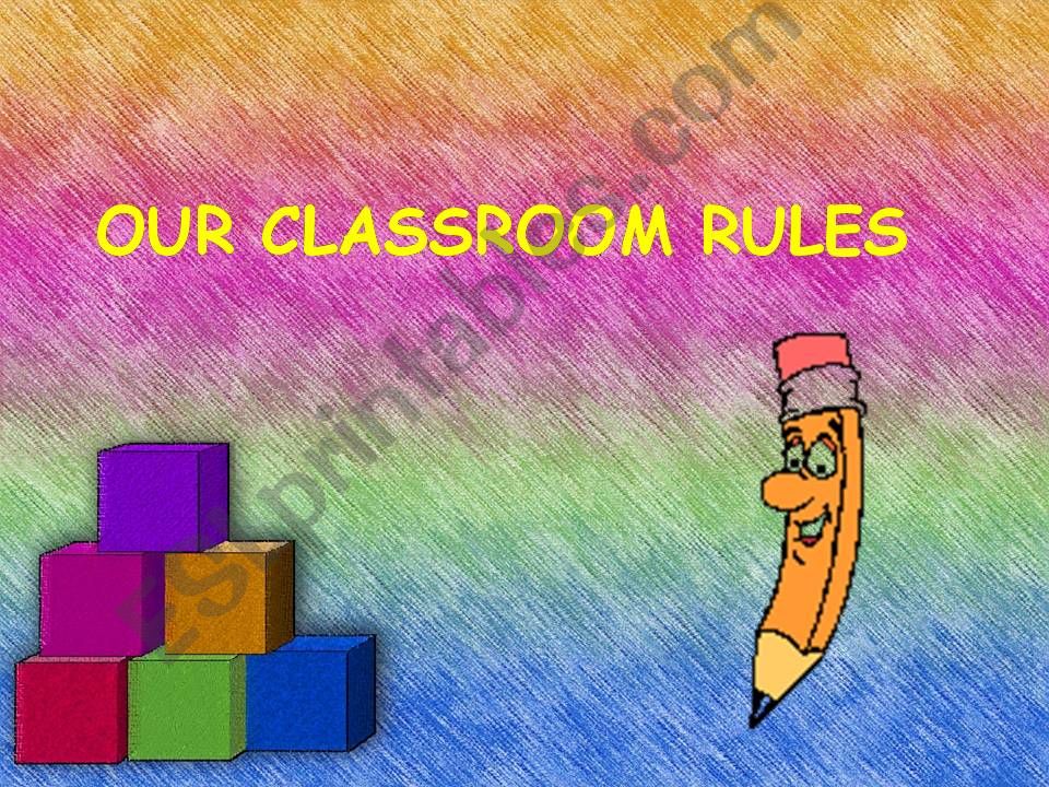 Class rules powerpoint